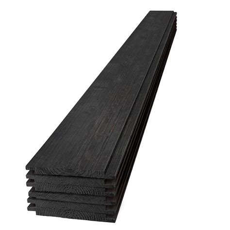 Ufp Edge 1 In X 8 In X 6 Ft Barn Wood Charcoal Shiplap Pine Board 6