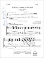 A Mighty Fortress Is Our God Sheet Music By Hart Morris Sku