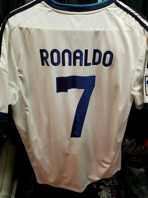 Cristiano Ronaldo Real Madrid Adidas Bwin Jersey Climacool 2012 Mens L