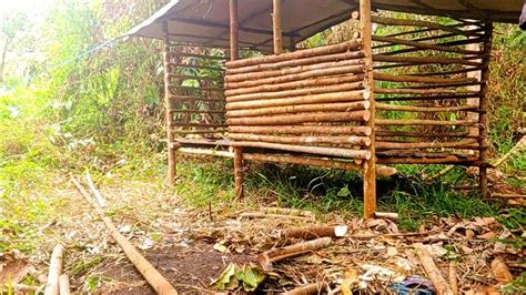 Solo Camping Membangun Shelter Untuk Berteduh Di Dalam Hutan Youtube