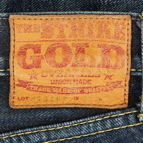 The Strike Gold Selvedge Denim Jeans Size 30