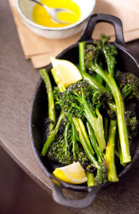 Roasted Broccolini With Lemon Vinaigrette Recipe Roasted Broccolini