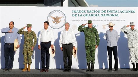 Inauguración De Instalaciones De La Guardia Nacional Desde Sahuayo De