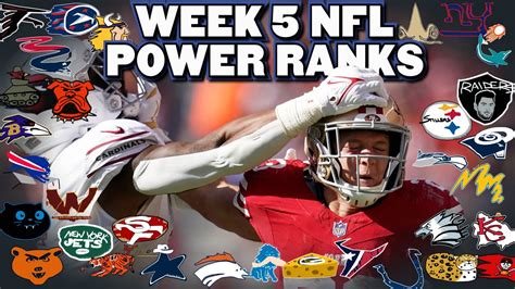 Very Honest Nfl Power Rankings Week 5 Youtube