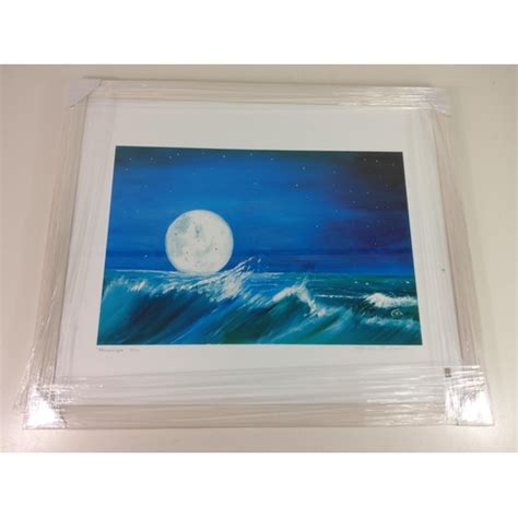 Framed Limited Edition Print Moonscape 98100 575cms X 48cms