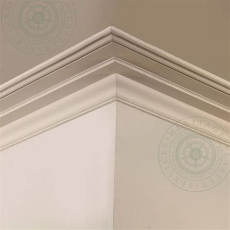 Hps1 Plain Run Square Cornice Is A Fibrous Plaster Profile Comprised Of