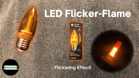 Ge Led B Flicker Flame Candle Bulb Rapidstart Youtube