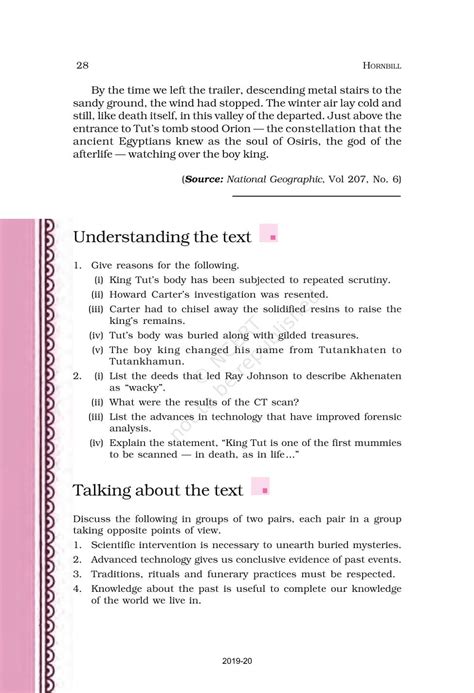 Discovering Tut The Saga Continues Ncert Book Of Class English