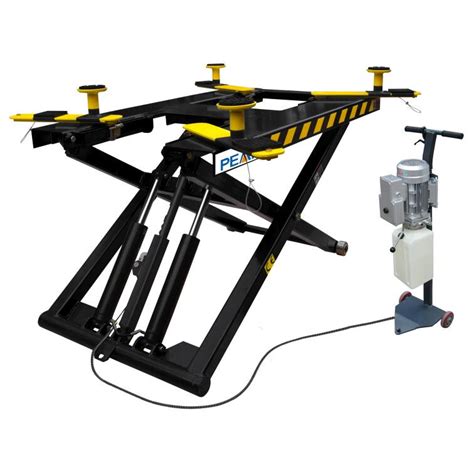 Lb Portable Mid Rised Scissors Car Lift Peak Manufacturer For