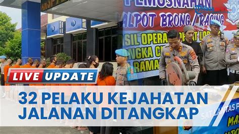 Polres Majalengka Tangkap 32 Pelaku Kejahatan Jalanan Selama 10 Hari