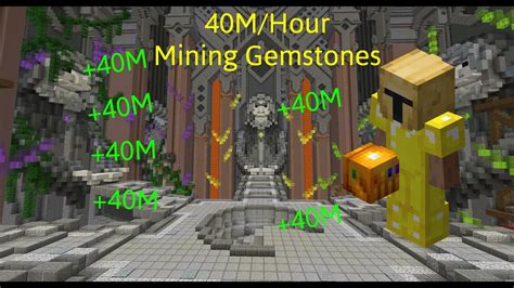 Crystal Hollows Mining Guide 40m H Hypixel Skyblock YouTube