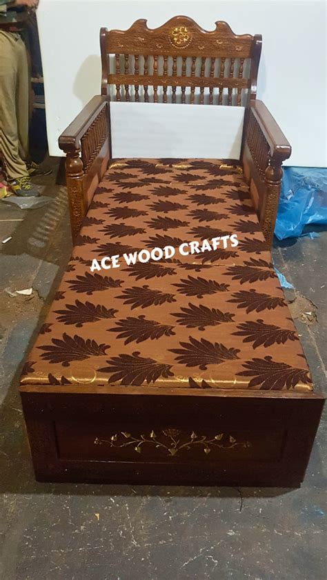 Seater Wooden Single Sofa Cum Bed At Rs In Saharanpur Id