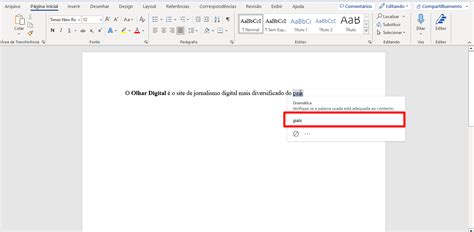 Como ativar e usar o corretor ortográfico no Microsoft Word