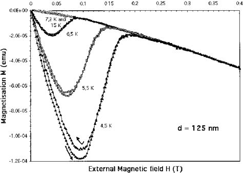 Magnetic Field Dependence Of The Magnetization Measured At Different