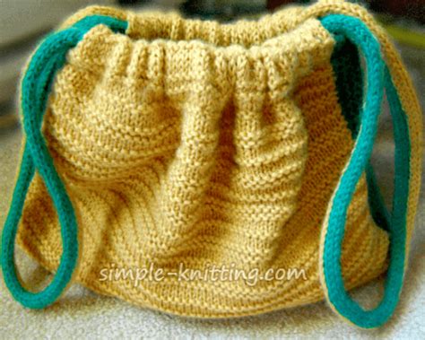 Knitted Bag Patterns For Beginners | IUCN Water