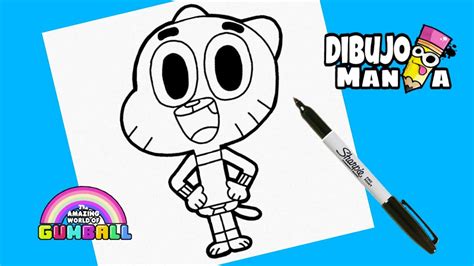 Como Dibujar A Gumball How To Draw The Amazing World Of Gumball Youtube