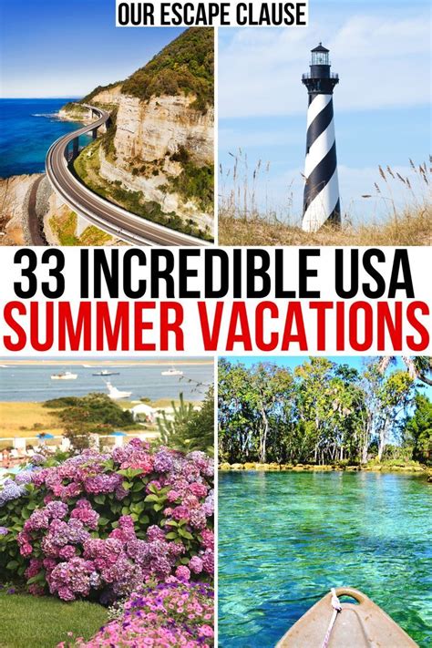 Best Summer Vacations Best Places To Vacation Vacations In The Us