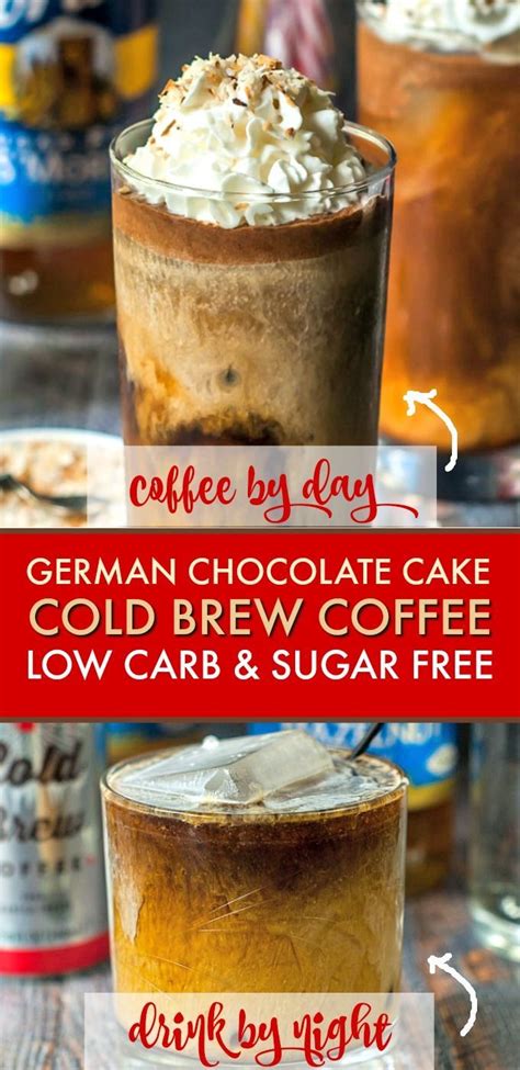 German Chocolate Cake Cold Brew Low Carb Coffee Drink Recipe German