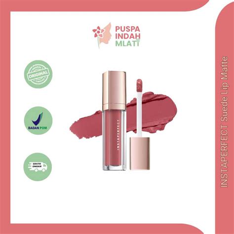 Instaperfect Suede Lip Matte MLBB Nude Lip Cream Cover Blurry Transfer Resistant Shopee