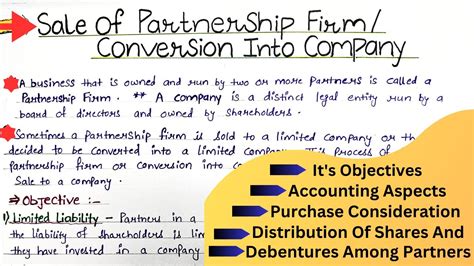 Sale Of Partnership Firm Conversion Into Company SK Singh Book B