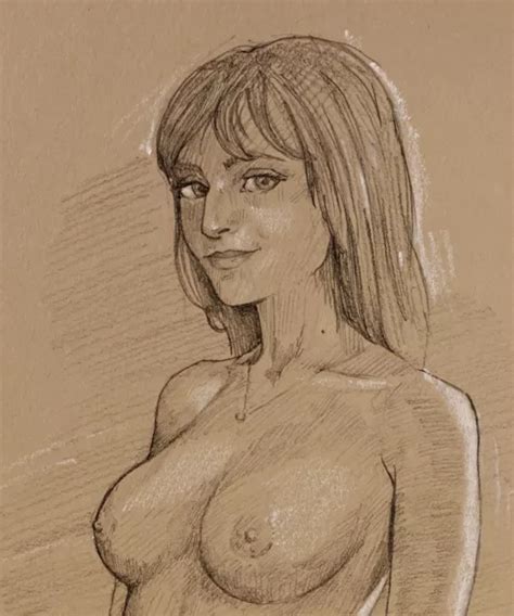 ORIGINAL FEMALE DRAWING Nude Girl Woman Artwork Realism 6 96 PicClick UK