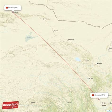 Direct Flights From Chengdu To Urumqi Tfu To Urc Non Stop