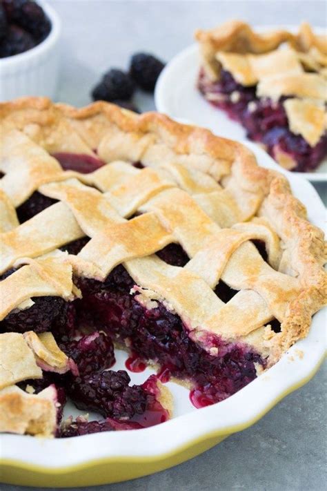 Blackberry Pie Fruit Pie Recipes Easy Easy Fruit Pie Berries Recipes Tart Recipes Baking