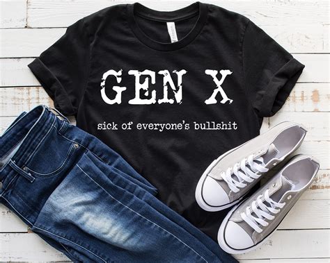 Gen X Svg Generation X Svg Retro Gen X Shirt T For Gen X Cricut Cut File Digital