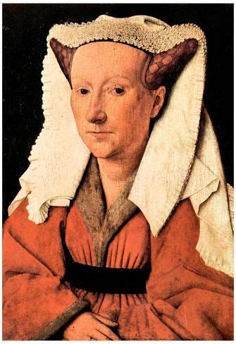 Poster Jan Van Eyck Portrait Of Margaretha Van Eyck Art Print Poster