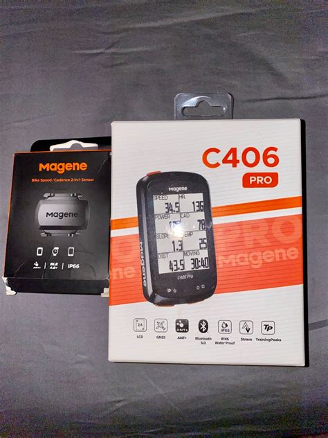 WTT WTS MAGENE C406 Pro GPS BIKE COMPUTER S3 Speed Cadence Dual Mode