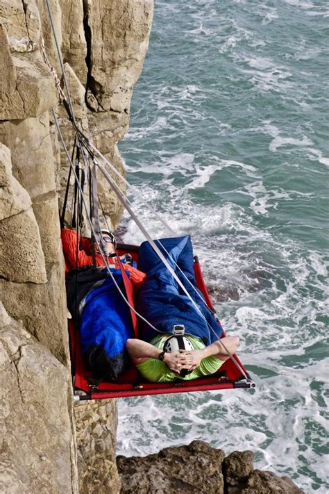 How It Feels To Go Cliff Camping Sleeping On Portaledge Climbing Experience