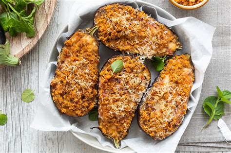 Ricetta Melanzane Ripiene Con Prosciutto E Scamorza Cucchiaio D Argento