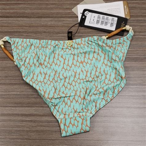 Vix Swim 25 Vix Elis Detail Bikini Bottom In Mamba Aqua Poshmark