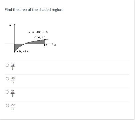 Answered Find The Area Of The Shaded Region ㅇ 쁨 Bartleby