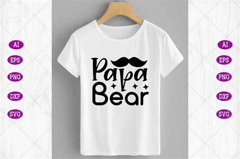 Papa Bear Graphic By Design Art · Creative Fabrica