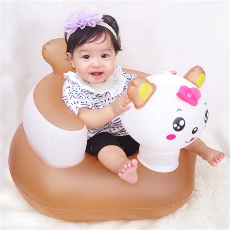 Jojotoy Kursi Bayi Sofa Bayi Tiup Tempat Duduk Tiup PVC Multifungsi