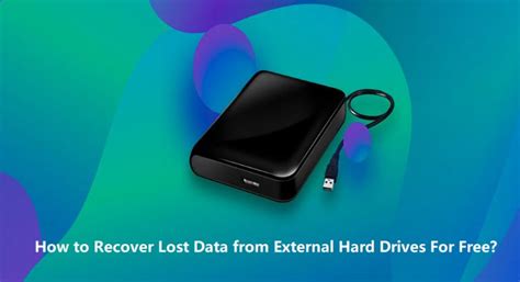 How To Recover Lost Data From External Hard Drives For Free