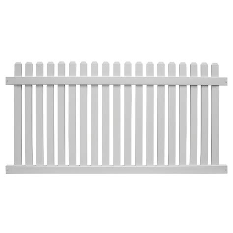 Vinyl Fence Panels - Vinyl Fencing - The Home Depot