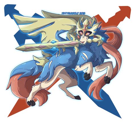 Zacian By Kittyisawolf On Deviantart