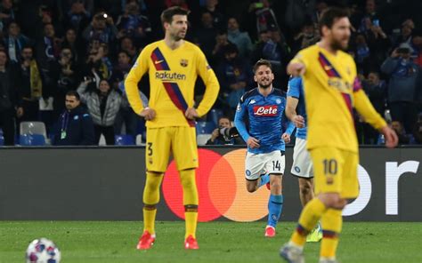 Napoli Barcellona 1 1 Gol E Highlights Della Partita Di Andata Degli