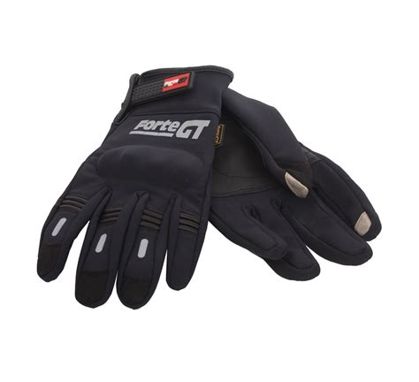 Forte Gt Softshell Eldiven Siyah Motocabbaz