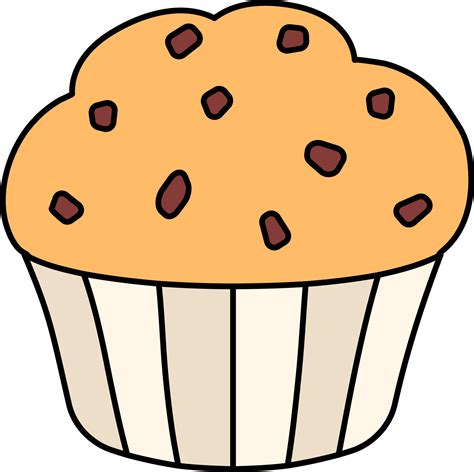 Chocolate Chip Muffins Clipart