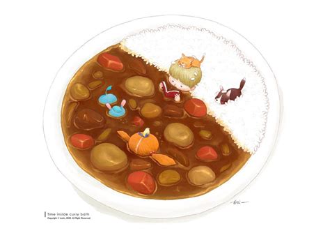 「今日1月22日はカレーの日ですカレーの日 カレーライスの日 」toshimaruのイラスト