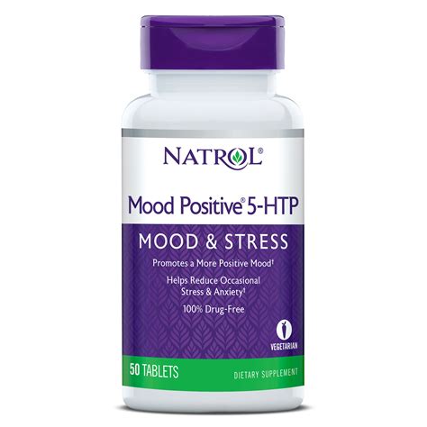 NATROL MOOD POSITIVE 5 HTP 50 Tablets CVA Phamacy