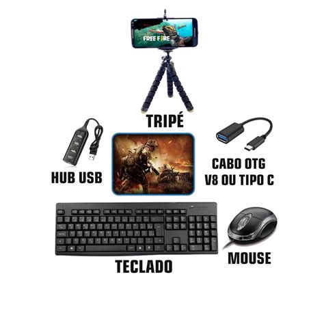 Kit Mobilador Free Fire Gamer Completo Promoção Para Celular