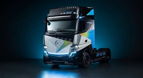 Mercedes Benz Eactros Longhaul Electric Truck With 500 Km Range Arenaev