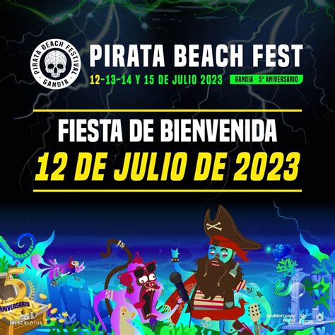 Prt Beach Fest Pirata Festival 2023 Cartel Entradas Horarios Y