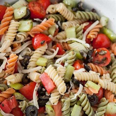 Best Tri Color Pasta Salad With Italian Dressing Easy Recipes To