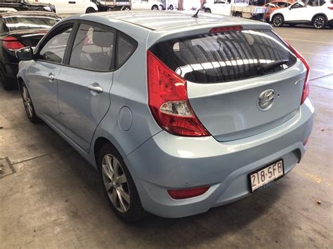 Hyundai Accent Elite Rb Blue Sp Automatic D Hatchback City