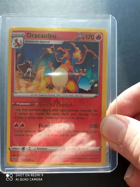 Carte Pokemon Dracaufeu Reverse Voltage Clatant Eb